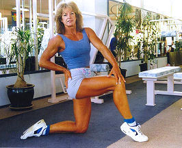 carolyn hansen in gym